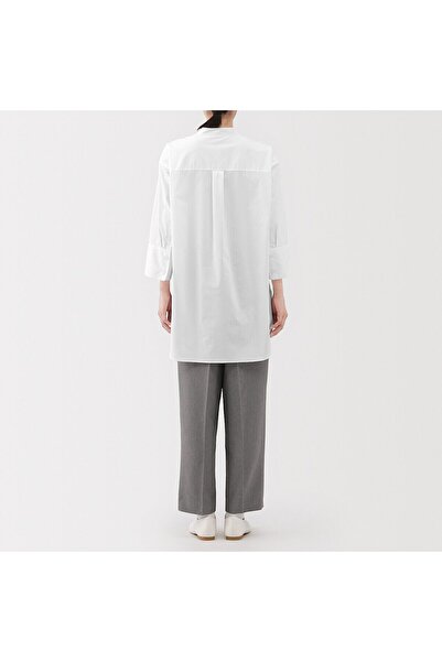 Muji Quick Dry Broadcloth 3/4 Sleeve Shirt Tunic