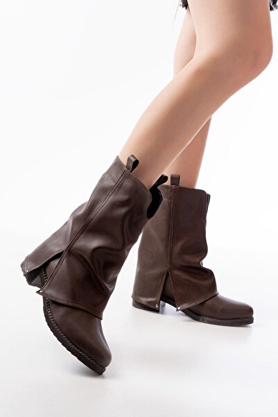 Mida Shoes 270-3045 Kahverengi Günlük Kadın Bot