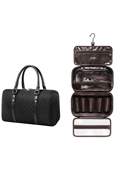 LOVEVOOK حقيبة مكياج متعددة الأغراض ذات سعة كبيرة وجودة ممتازة وأنيقة ومقاومة...