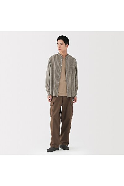 Muji Washed Cotton Easy Cargo Pants