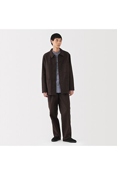 Muji Kapok Blended Moleskin Work Pants