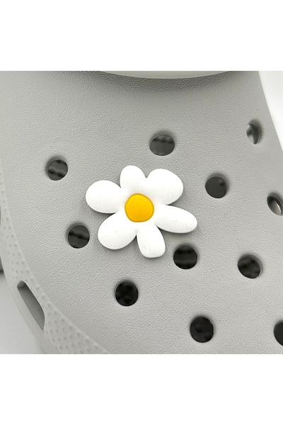 Crocs Terlik Süsü ve Aksesuarı , Çanta Süsü – Jibbitz 3D Çiçek Logo Aksesuar