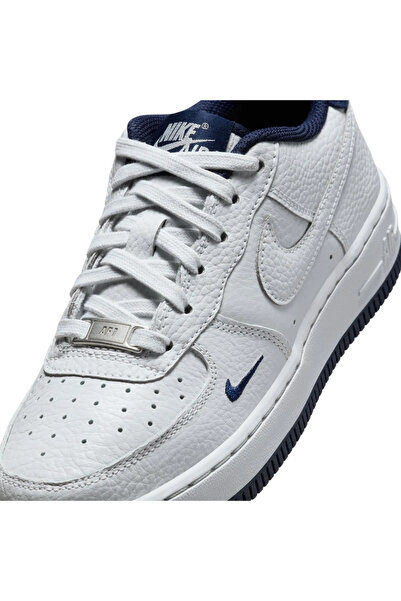 Nike Air Force gri deri unisex sneaker - günlük spor ayakkabı - HF0952-001