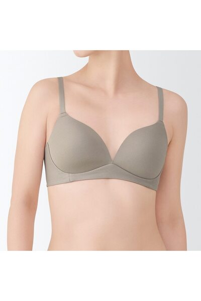 Muji Wire-Free Molded Bra With No Hooks