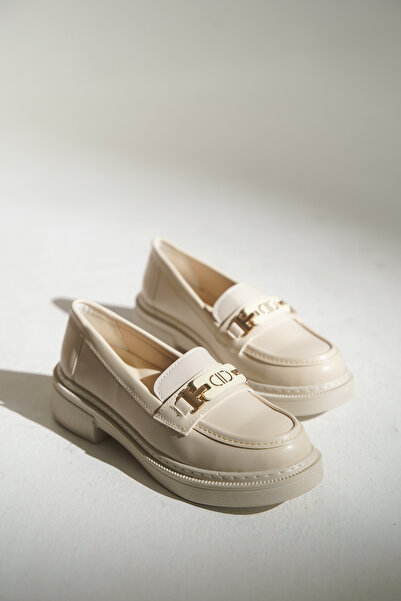 HVZ Exclusive Бежеві жіночі мокасини, зручне взуття на щодень, взуття для школи, коледжу, ліцею