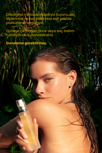 Bade Natural Papatya Suyu Saç Toniği %100 Doğal 100 ml