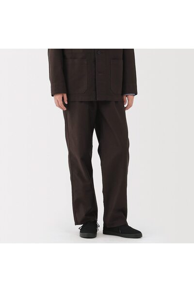 Muji Kapok Blended Moleskin Work Pants