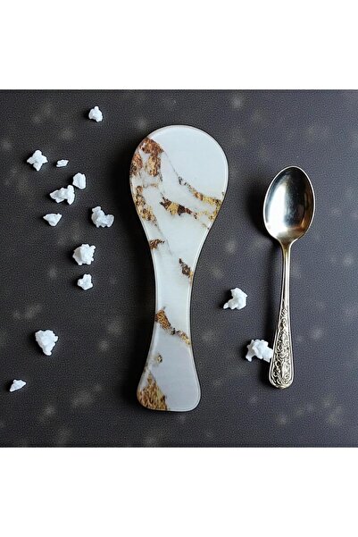 Online Home Market Temperli Cam Kirli Kasık Altlığı (9,5 x 26.5 cm)