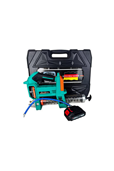 German Meister German Meister grease gun, with 2 batteries 128V, 8Ah