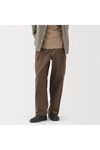 Muji Washed Cotton Easy Cargo Pants