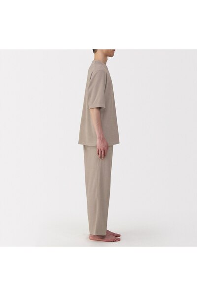 Muji Wearable Pile Towel Half Sleeve Loungewear Set
