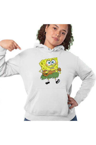 OEM Hanorac Femei SpongeBob Hawaii Ukulele Serial Sezon