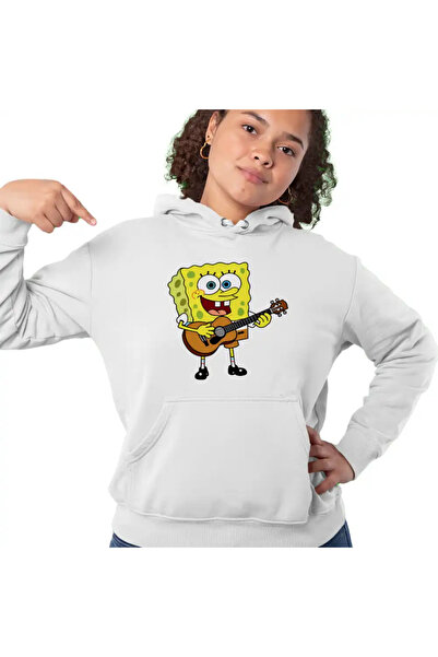 OEM Hanorac Femei SpongeBob Desene Animate Chitara