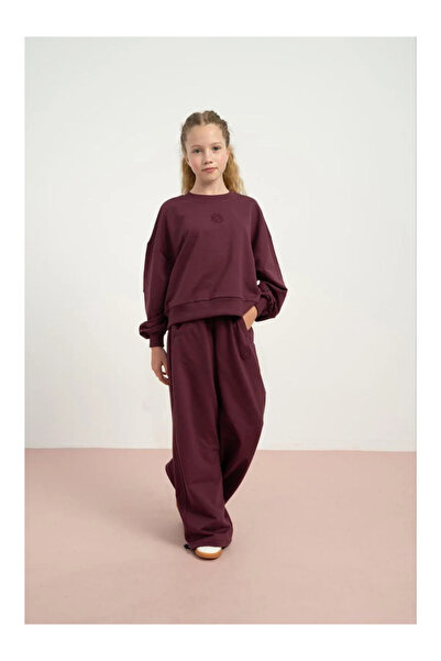 QUEEN KİDS طقم كوين كيدز للفتيات 7807 باللون الأرجواني