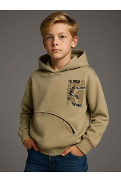 Zekids Hanorac cu glugă pentru băieți