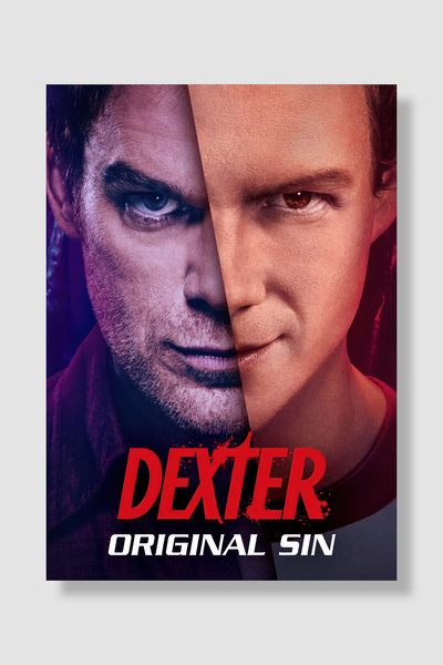 postick Dexter Dizi Posteri Yüksek Kaliteli Kalın Parlak Kuşe Kağıdı