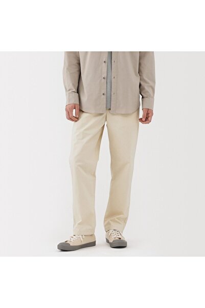 Muji Washed Denim Easy Pants (Natural)