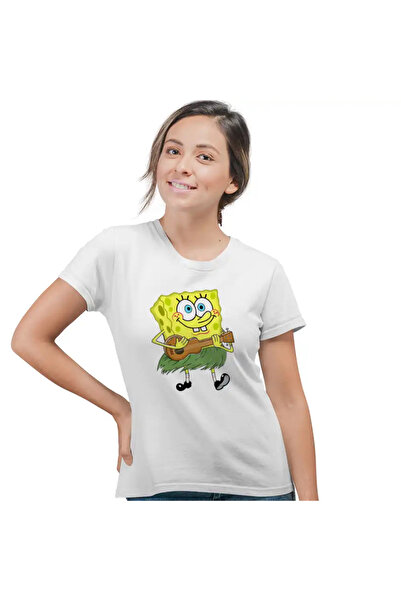 OEM Tricou Femei SpongeBob Hawaii Ukulele Serial Sezon