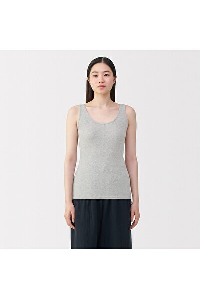 Muji Cotton Ribbed Tank Top