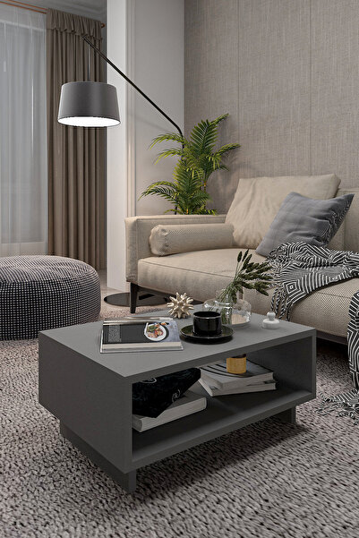 BlackSea Orta Sehpa,Ofis Masası,Bölmeli Orta Masa,Portatif Minifix Kurulum