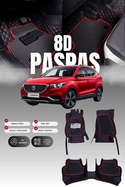 stiloto Mg Zs (2018-2024) 8D Deri Havuzlu Oto Paspas | Tam Koruma,Araca Özel ...