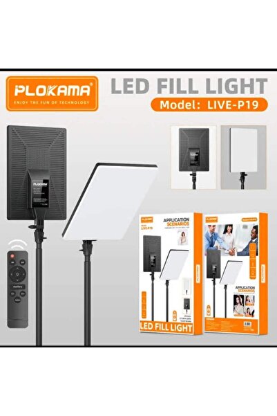 NO BRAND PLOKAMA Live P-19 Professional Photography/Videography LED Fill Lights + 7 Feet Stand