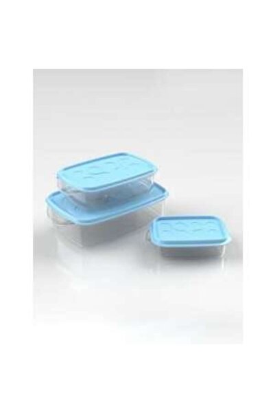 sterk Set Food Storage Rectangular Boxes Luna 3 Pieces