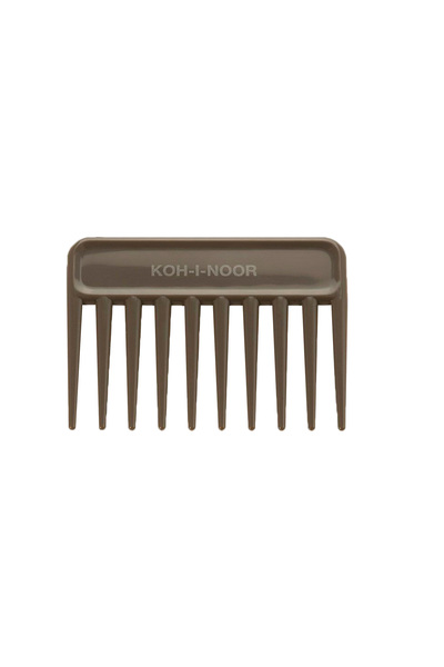 Koh-I-Noor Cosmetics Pieptene gri afro, 9 x 7 cm, Koh-I-Noor, 8131S