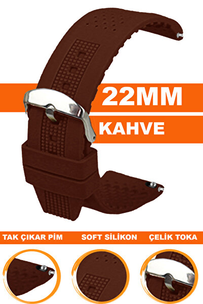 COBRA حزام ساعة من السيليكون متوافق مع ساعة مقاس 22 مم A1622MM