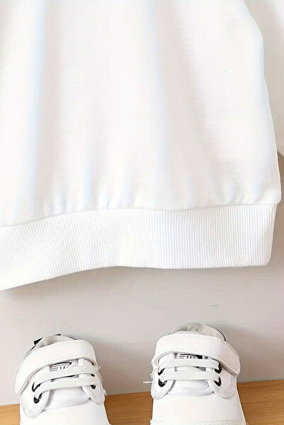 MYADA Φούτερ με λαιμόκοψη με στάμπα λεοπάρ 3 νήματα Premium 24532