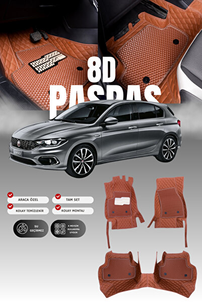 stiloto سجادة أرضية للسيارة من الجلد لسيارة فيات إيجيا ستيشن واجن (2016-2020)...