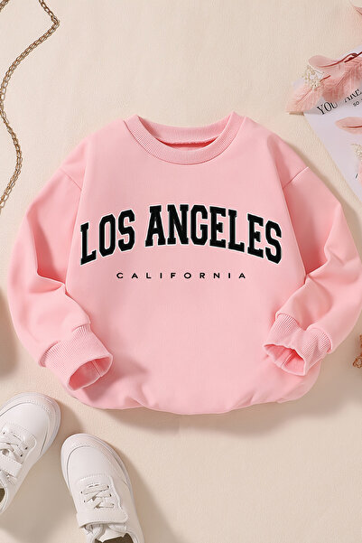 MYADA Los Angeles Printed 3 Thread Premium Crew Neck Sweatshirt 24522