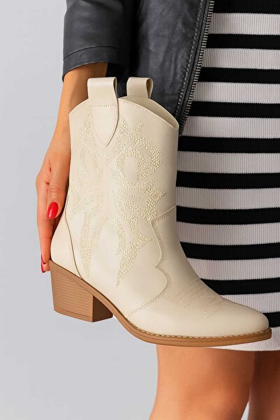 AYDOĞDU by ünal Къси ботуши с каубойска бродерия