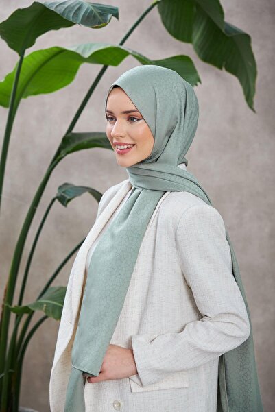 İpekhan Μοτίβο Alesa Μεταξένιο Ζακάρ Σάλι Sea Green 9003-25