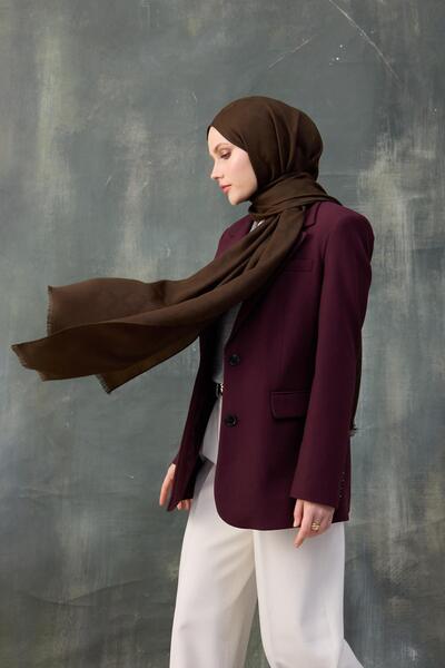 İpekhan Σάλι με μοτίβο Χακί Ζακάρ - 8010-18