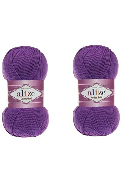 Aliza Cotton Gold Thread 44 - Purple