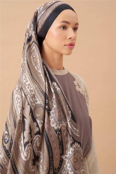 İpekhan Jardin Secret Collection Indian Voile Silk Shawl 5012-02