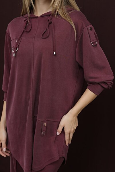 Puane Kadın 14386 D Toka Detaylı Asimetrik Takım