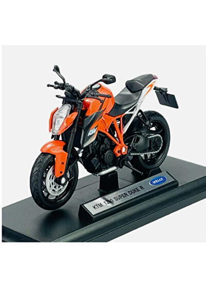 Oyuncak Bayim Welly KTM 1290 SUPER DUKE R 1:18 Diecast Motosiklet Model – Lisanslı Metal Maket Oyuncak & Biblo