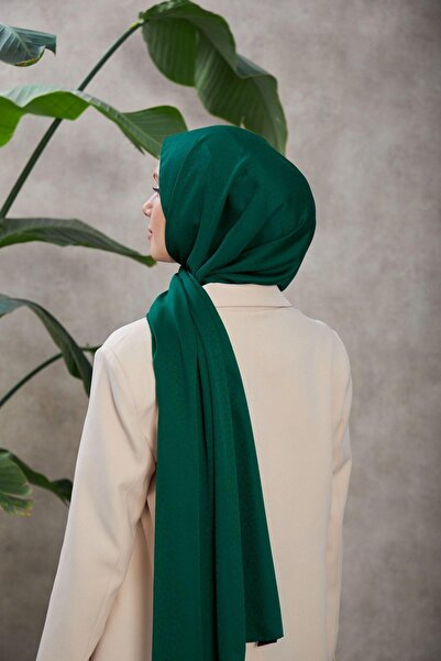 İpekhan Μοτίβο Alesa Μεταξένιο Ζακάρ Σάλι Emerald Green 9003-13