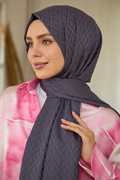 İpekhan Silky Jacquard Shawl Arsenic - Summer Shine Collection 9015-16