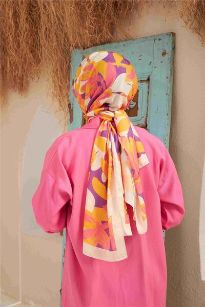 İpekhan Comfort Arya Shawl Red Violet 3028-16