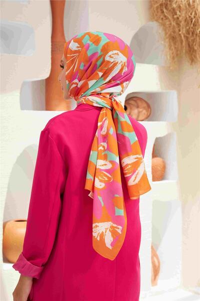 İpekhan Comfort Arya Shawl Carrot Orange 3028-01