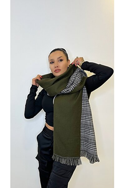 Helyabutik Çift taraflı ekose Atkı