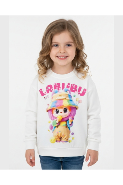 Zade Figured Colorful Printed Children's Sweatshirt (2-7 Years)