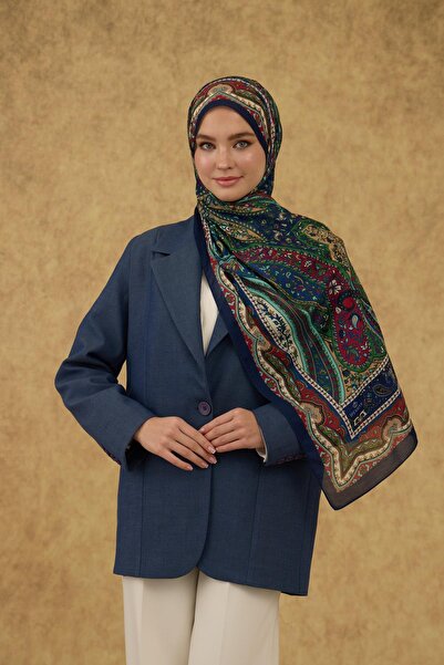 İpekhan Soft Shawl Navy Blue 3053-09
