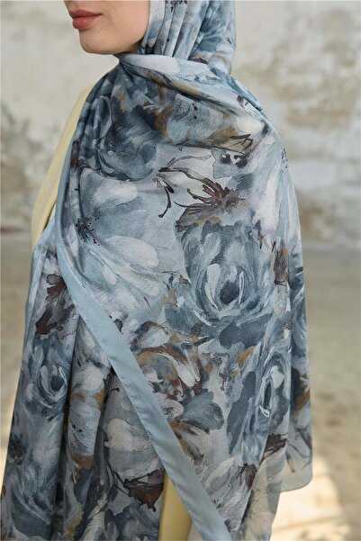 İpekhan Συλλογή Winter Bloom Ινδικό μεταξωτό σάλι 5014-10010