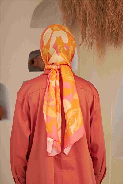 İpekhan Comfort Arya Shawl Coral 3028-14