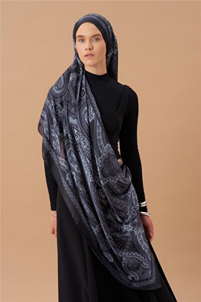 İpekhan Jardin Secret Collection Indian Voile Silk Shawl 5012-07