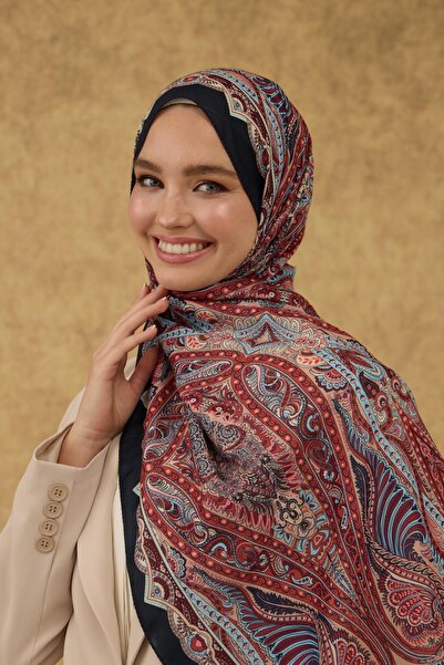 İpekhan Іпекхан М'який шаль Синій Лосось 3052-10